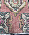 Turkish Mini Rug Oriental Hand Knotted Vintage Rug  1'6'' x  2'10'' #12186