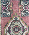 Turkish Mini Rug Oriental Hand Knotted Vintage Rug  1'6'' x  2'10'' #12186