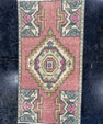 Turkish Mini Rug Oriental Hand Knotted Vintage Rug  1'6'' x  2'10'' #12186