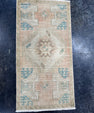 Turkish Mini Rug Oriental Hand Knotted Vintage Rug  1'6'' x  3' #12164