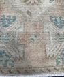 Turkish Mini Rug Oriental Hand Knotted Vintage Rug  1'6'' x  3' #12164