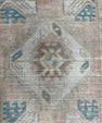 Turkish Mini Rug Oriental Hand Knotted Vintage Rug  1'6'' x  3' #12164