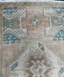 Turkish Mini Rug Oriental Hand Knotted Vintage Rug  1'6'' x  3' #12164