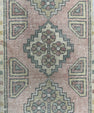 Turkish Mini Rug Oriental Hand Knotted Vintage Rug  1'6'' x  3'1'' #12162