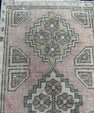 Turkish Mini Rug Oriental Hand Knotted Vintage Rug  1'6'' x  3'1'' #12162