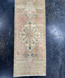Turkish Mini Rug Oriental Hand Knotted Vintage Rug  1'6'' x  3'4'' #12161