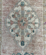 Turkish Mini Rug Oriental Hand Knotted Vintage Rug  1'6'' x  3'4'' #12161