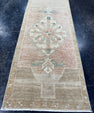 Turkish Mini Rug Oriental Hand Knotted Vintage Rug  1'6'' x  3'4'' #12161