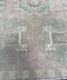 Turkish Mini Rug Oriental Hand Knotted Vintage Rug  1'7'' x  3'2'' #12160