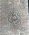 Turkish Mini Rug Oriental Hand Knotted Vintage Rug  1'7'' x  3'2'' #12160