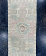Turkish Mini Rug Oriental Hand Knotted Vintage Rug  1'7'' x  3'2'' #12160