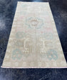 Turkish Mini Rug Oriental Hand Knotted Vintage Rug  1'7'' x  3'2'' #12160