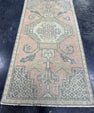 Turkish Mini Rug Oriental Hand Knotted Vintage Rug  1'8'' x  3'3'' #12157