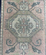 Turkish Mini Rug Oriental Hand Knotted Vintage Rug  1'8'' x  3'3'' #12157