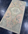 Turkish Mini Rug Oriental Hand Knotted Vintage Rug  1'8'' x  3'3'' #12157