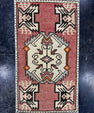Turkish Mini Rug Oriental Hand Knotted Vintage Rug  1'6'' x  2'9'' #12155