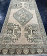 Turkish Mini Rug Oriental Hand Knotted Vintage Rug  1'8'' x  3'4'' #12156