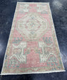 Turkish Mini Rug Oriental Hand Knotted Vintage Rug  1'6'' x  2'11'' #12158