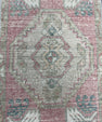 Turkish Mini Rug Oriental Hand Knotted Vintage Rug  1'6'' x  2'11'' #12158