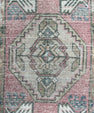 Turkish Mini Rug Oriental Hand Knotted Vintage Rug  1'6'' x  2'11'' #12159