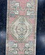 Turkish Mini Rug Oriental Hand Knotted Vintage Rug  1'6'' x  2'11'' #12159