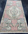 Turkish Mini Rug Oriental Hand Knotted Vintage Rug  1'6'' x  2'11'' #12159