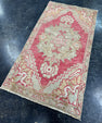 Turkish Mini Rug Oriental Hand Knotted Vintage Rug  1'6'' x  2'11'' #12152