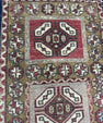 Turkish Mini Rug Oriental Hand Knotted Vintage Rug  1'6'' x  3'1'' #12151