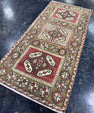 Turkish Mini Rug Oriental Hand Knotted Vintage Rug  1'6'' x  3'1'' #12151