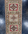 Turkish Mini Rug Oriental Hand Knotted Vintage Rug  1'6'' x  3'1'' #12151