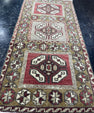 Turkish Mini Rug Oriental Hand Knotted Vintage Rug  1'6'' x  3'1'' #12151