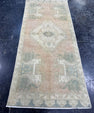 Turkish Mini Rug Oriental Hand Knotted Vintage Rug  1'5'' x  3'2'' #12149