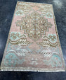 Turkish Mini Rug Oriental Hand Knotted Vintage Rug  1'6'' x  2'8'' #12143
