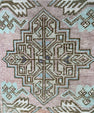 Turkish Mini Rug Oriental Hand Knotted Vintage Rug  1'6'' x  2'8'' #12143