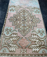 Turkish Mini Rug Oriental Hand Knotted Vintage Rug  1'6'' x  2'8'' #12143