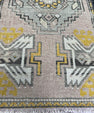 Turkish Mini Rug Oriental Hand Knotted Vintage Rug  1'7'' x  3'1'' #12144