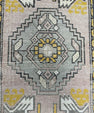 Turkish Mini Rug Oriental Hand Knotted Vintage Rug  1'7'' x  3'1'' #12144