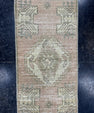 Turkish Mini Rug Oriental Hand Knotted Vintage Rug  1'6'' x  2'11'' #12145