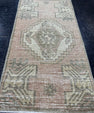 Turkish Mini Rug Oriental Hand Knotted Vintage Rug  1'6'' x  2'11'' #12145