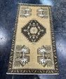 Turkish Mini Rug Oriental Hand Knotted Vintage Rug  1'7'' x  2'11'' #12148