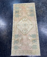 Turkish Mini Rug Oriental Hand Knotted Vintage Rug  1'6'' x  3'2'' #12137