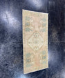 Turkish Mini Rug Oriental Hand Knotted Vintage Rug  1'6'' x  3'2'' #12137