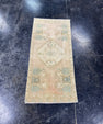 Turkish Mini Rug Oriental Hand Knotted Vintage Rug  1'6'' x  3'2'' #12137