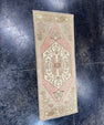 Turkish Mini Rug Oriental Hand Knotted Vintage Rug  1'4'' x  3'4'' #12146