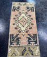 Turkish Mini Rug Oriental Hand Knotted Vintage Rug  1'6'' x  3'4'' #12139
