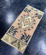 Turkish Mini Rug Oriental Hand Knotted Vintage Rug  1'6'' x  3'4'' #12139