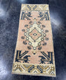 Turkish Mini Rug Oriental Hand Knotted Vintage Rug  1'6'' x  3'4'' #12139