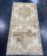 Turkish Mini Rug Oriental Hand Knotted Vintage Rug  1'6'' x  2'11'' #12140