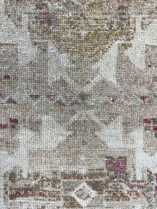 Turkish Mini Rug Oriental Hand Knotted Vintage Rug  1'6'' x  2'11'' #12140