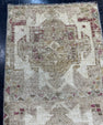 Turkish Mini Rug Oriental Hand Knotted Vintage Rug  1'6'' x  2'11'' #12140